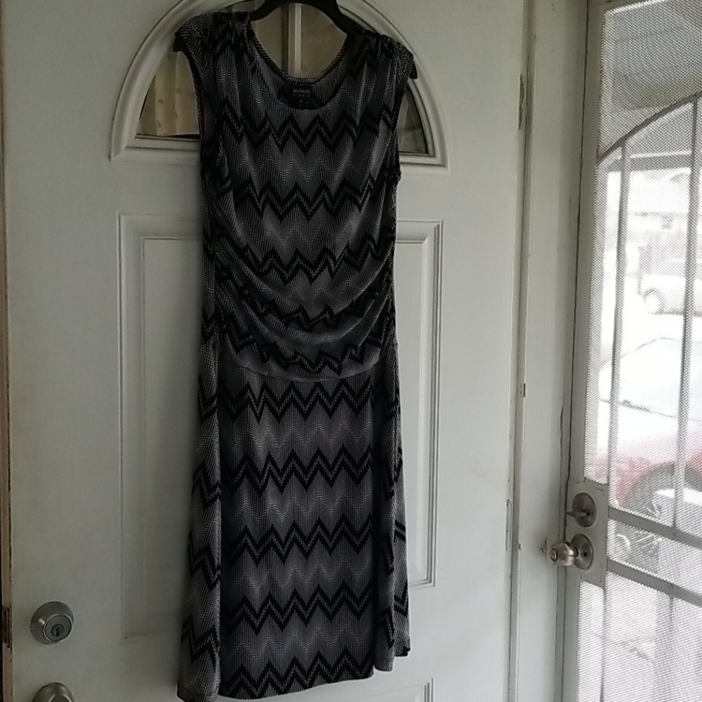 Black and white dress